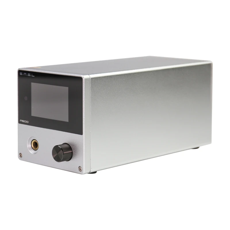 Silver SMSL M500 XMOS XU-216 поддерживает MQA D/A чип ES9038PRO поддерживает DoP и собственный DSD 32 бит/768 кГц и DSD512 с пультом дистанционного управления - Цвет: Silver