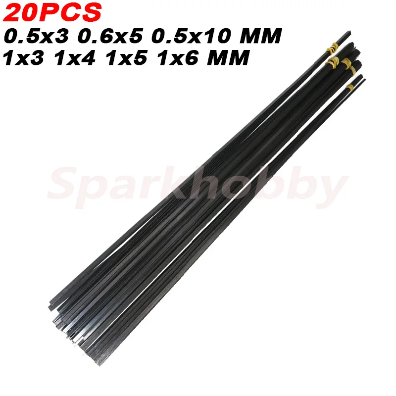 20PCS Carbon Fiber Sheet Diameter 0.5x3 0.6x5 0.5x10 1x3 1x4 1x5 1x6MM Length 0.5M/500MM for RC Model Airplane Diy Quadcopter | Игрушки и