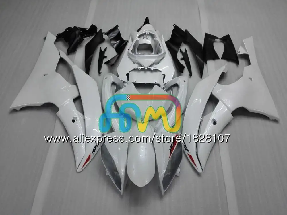 YZF-600 для YAMAHA YZF R6 YZF600 YZFR6 08 13, 14, 15, 16 лет 75BS. 163 YZF 600 R 6 YZF-R6 Синий Красный blk 2008 2013 обтекатель - Цвет: No. 17 Pearl White