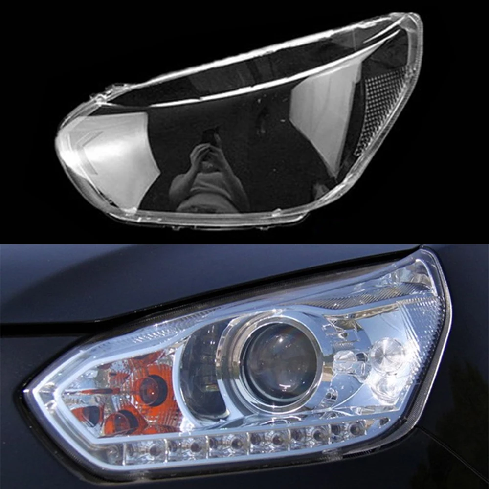 For Chery Tiggo 3 2010-2013 Lampshade Headlamp Cover Transparent Lampshade Headlight Cover Shell Lamp Shade Lens