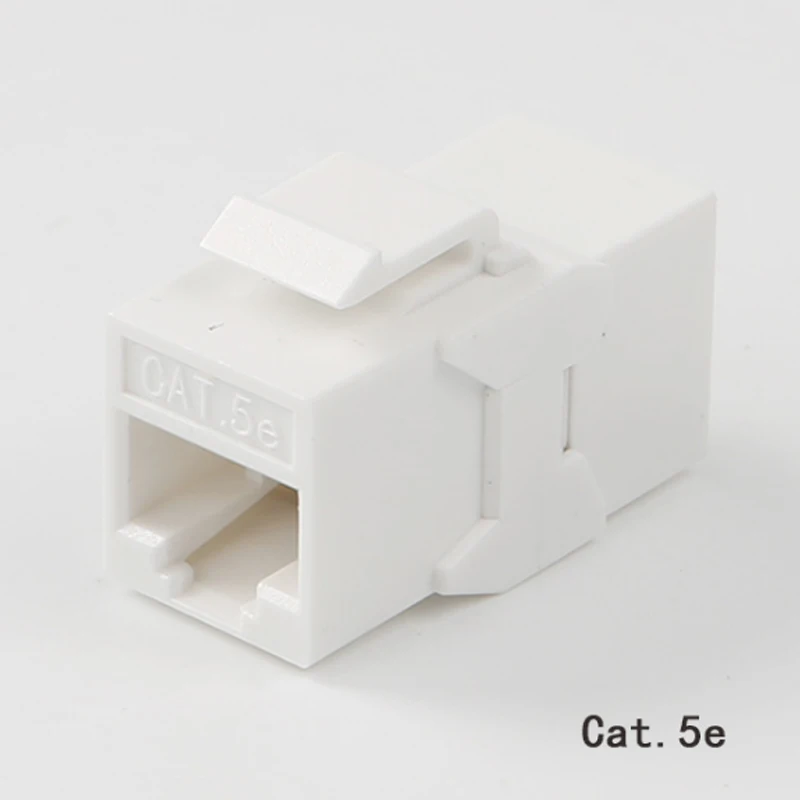 50 шт. высококлассный zigzag проходной модуль неэкранированный сетевой модуль CAT6/CAT6A/CAT5E модуль