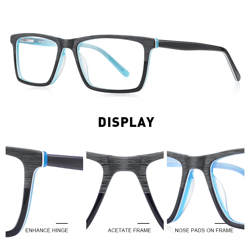Kids Blue Ray Light Blocking Computer Glasses Boys Square Glasses Acetate Frames MERRYS DESIGN S7812FLG