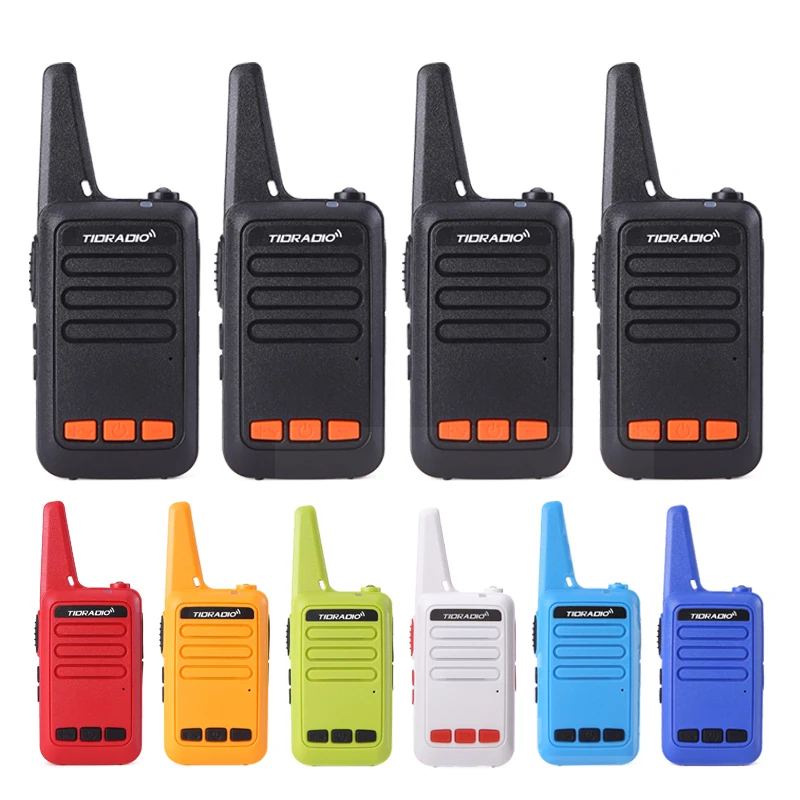 4 шт. Walkie Talkie Mini Kids 2 Way Радио UHF Talkie-радиоприемник портативный Радиоприемник