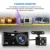 Автомобильный видеорегистратор Dash Cam Dual Lens HD 1080P Auto Digital 4" IPS Touch Screen DVR Camera G-Sensor WDR Car DVRS Dashcam Camera