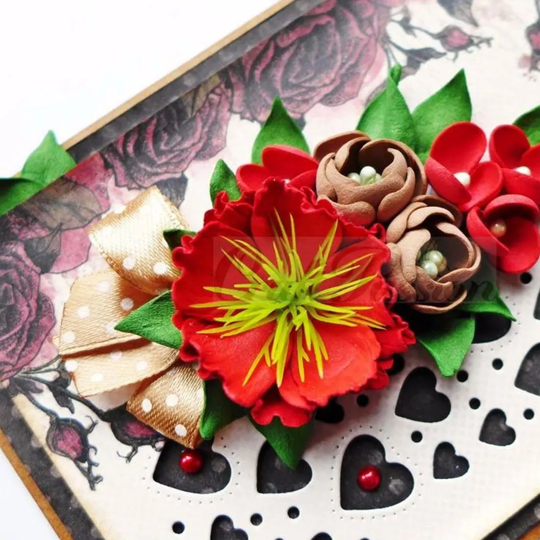 8 шт./компл. формы цветы Скрап крафт-бумаги DIY нож формы нож из ...