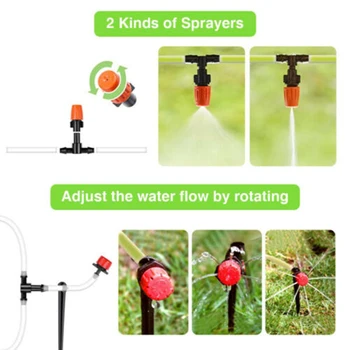 

Automatic DIY Micro Drip Irrigation System Irrigation System Timer Drip Sprinklers Garden Plant Self Watering Kit