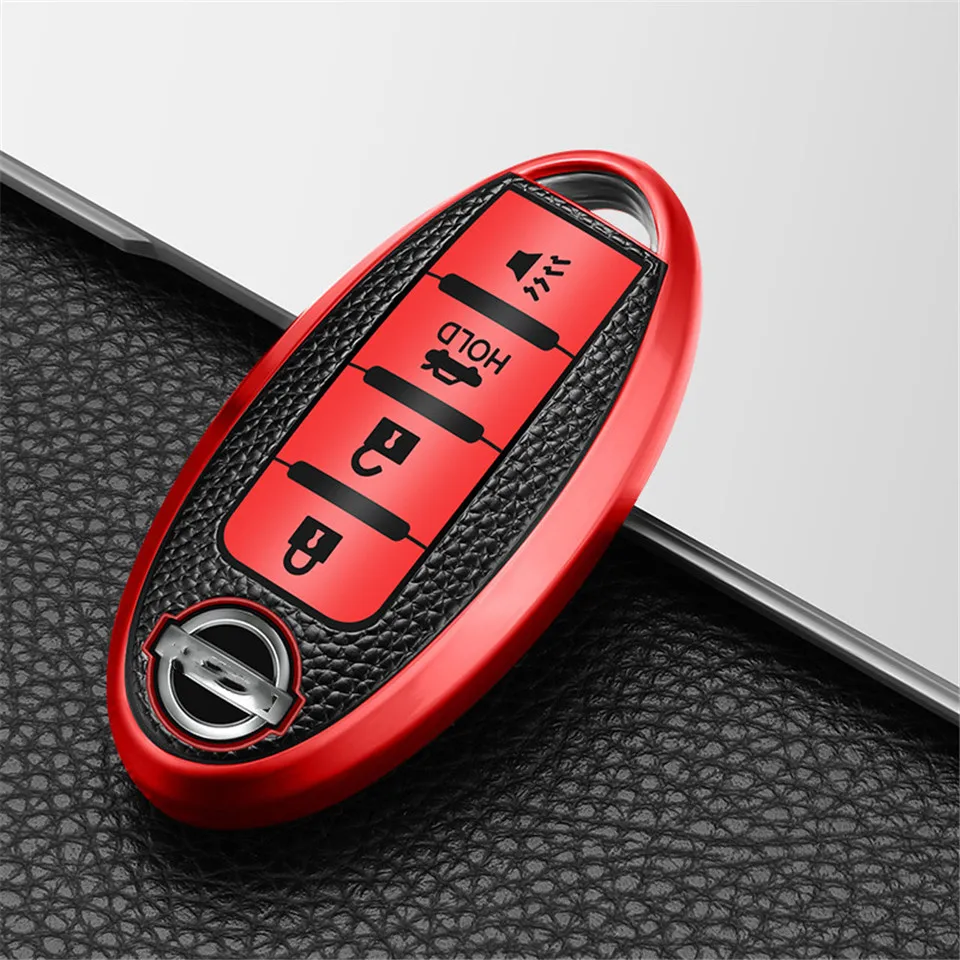 Cover per chiave/telecomando per nissan juke leaf micra k12 note patrol qashqai j11 j10 tiida versa x-trail xtrail x trail t32 Infiniti - Hc19b9cf412374aac8792d4fa1ab60f1bn