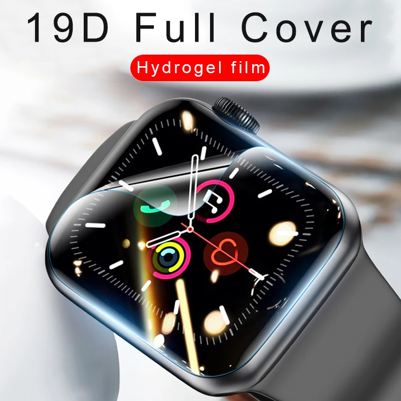 Гидрогелевая Защитная пленка для Apple Watch 42 мм 44 40 38 Iwatch 5 4 3 2 1 не стекло|Защитные