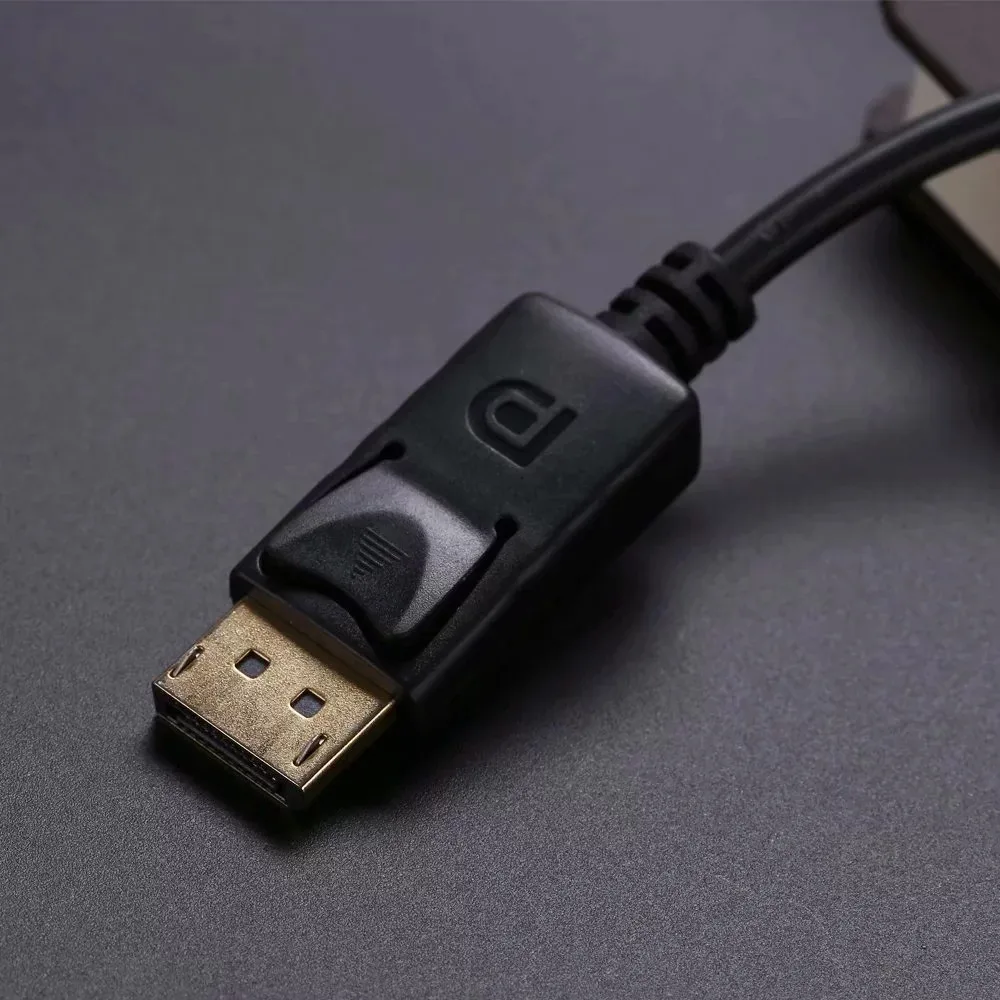 1080P DisplayPort папа-VGA Женский кабель конвертер адаптер