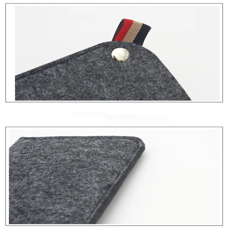 1 Piece Colored Simple Design Portable Sunglasses Cases Felt Bags Glasses Bags Pouch Boxes Storage Eyewear Reading Glasses Tools