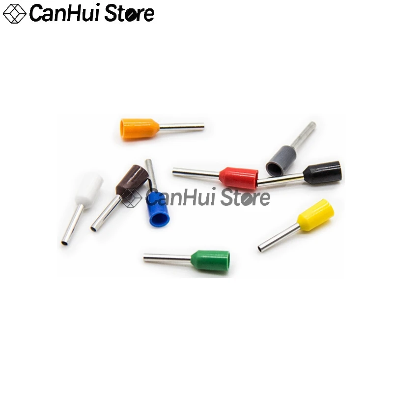 Wire Connector Terminals Insulated Ferrules Crimp Terminator Cold Pressed Insulated Terminal VE0508 E7508 E1008 E1508 E2508 E4009 E4012 E6012 100pcs