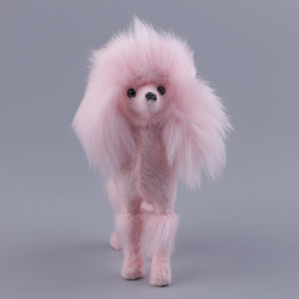 1 шт. декоративная модель пуделя мягкая и красивые из плюша поверхность для