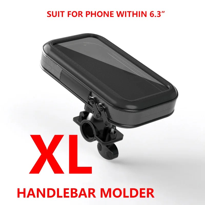 XL(Forwithin6.3inch) Арвин мотоцикл велосипед Водонепроницаемый чехол для телефона держатель подставка мобильный телефон подставка Руль заднего вида крепление для iPhone X samsung S9 - Цвет: XL(Forwithin6.3inch)