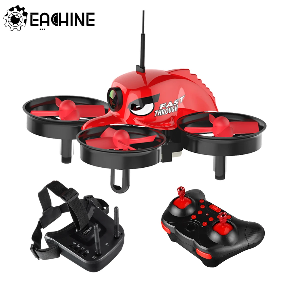 Дрон E013 Micro FPV камера Eachine ГГц 5 8 ТВЛ 40CH очки 3 дюйма VR006 VR-006 | Игрушки и хобби