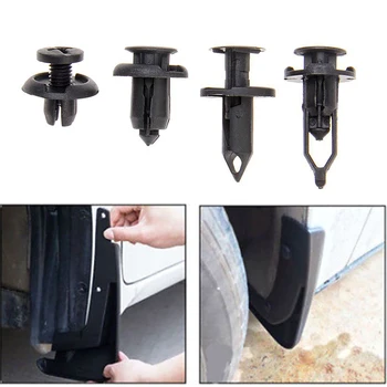 

40pcs Bumper Fastener Rivet Clips Push-Type Ford Automotive Furniture Assembly Expansion Screws Kit Auto Clips Car Accessories