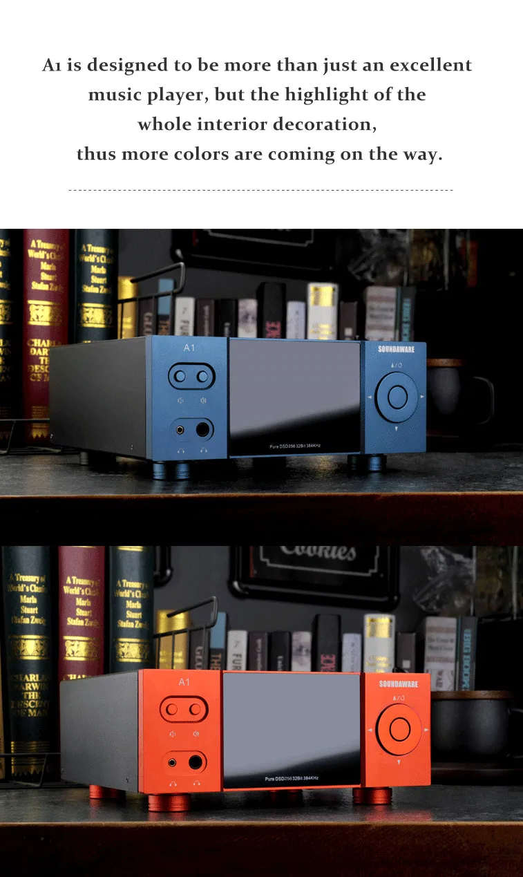 Soundaware A1 Национальный Многофункциональный потоковый плеер DSD256 PCM384 Hifi декодирование усилитель для наушников