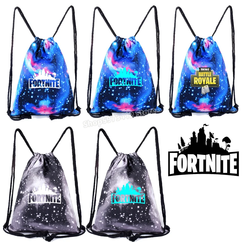 Крепость ночь Fortnites сумка-кисет Звездное рюкзак холст школьный Открытый Отдых