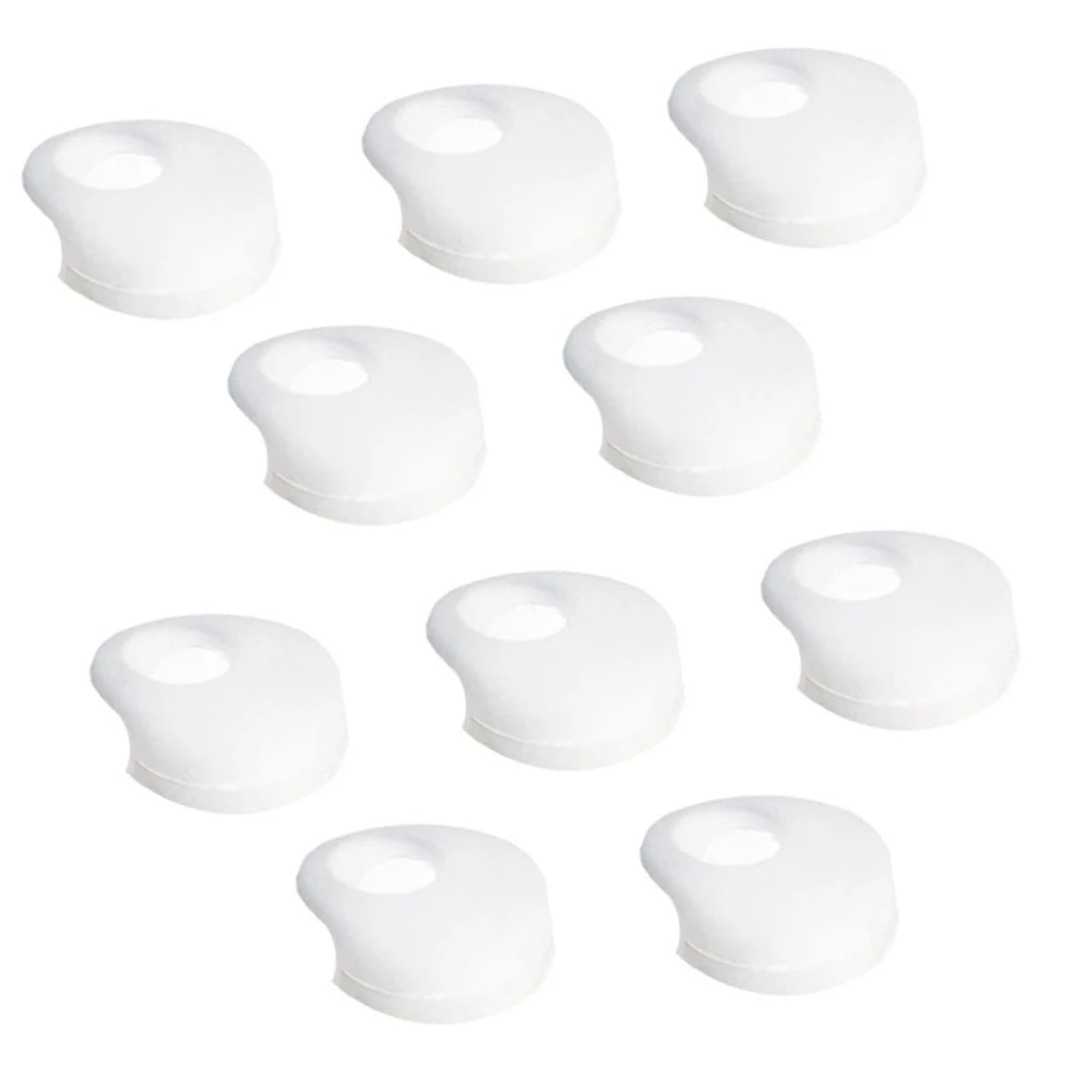 10 Pcs Soft Silicone Earbud Headphone Cap Ear Pads Cover Headset Ear Tips Rubber Gel Earbuds Ear Tips Eargels Caps Replacement