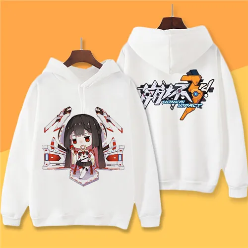9 Honkai Impact 3 флисовые толстовки Yae Sakura Kawaii Женская толстовка с капюшоном осенне-зимние пальто Harajuku уличная одежда Аниме - Цвет: 9