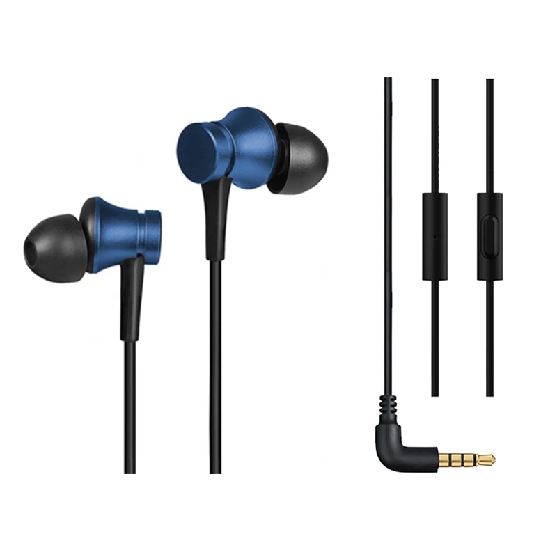 Xiaomi mi наушники PISTON 3 Sports Fresh Basic версия 3,5 мм наушники-вкладыши с mi c для mi A1 Red mi Note 7 8 K20 Pro - Цвет: Синий