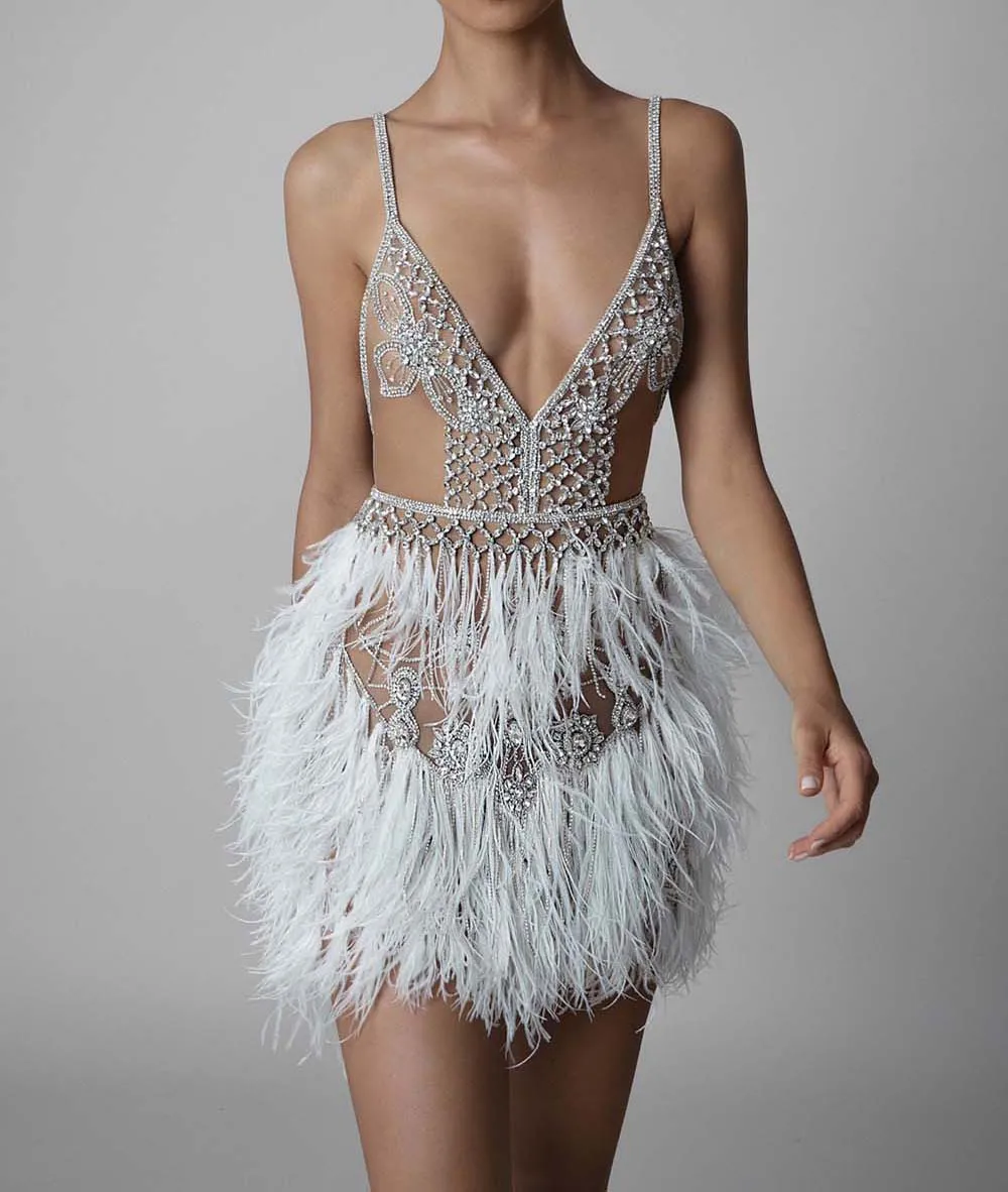 Женские Роскошные вечерние платья SSYFashion облегающие Короткие Официальные с