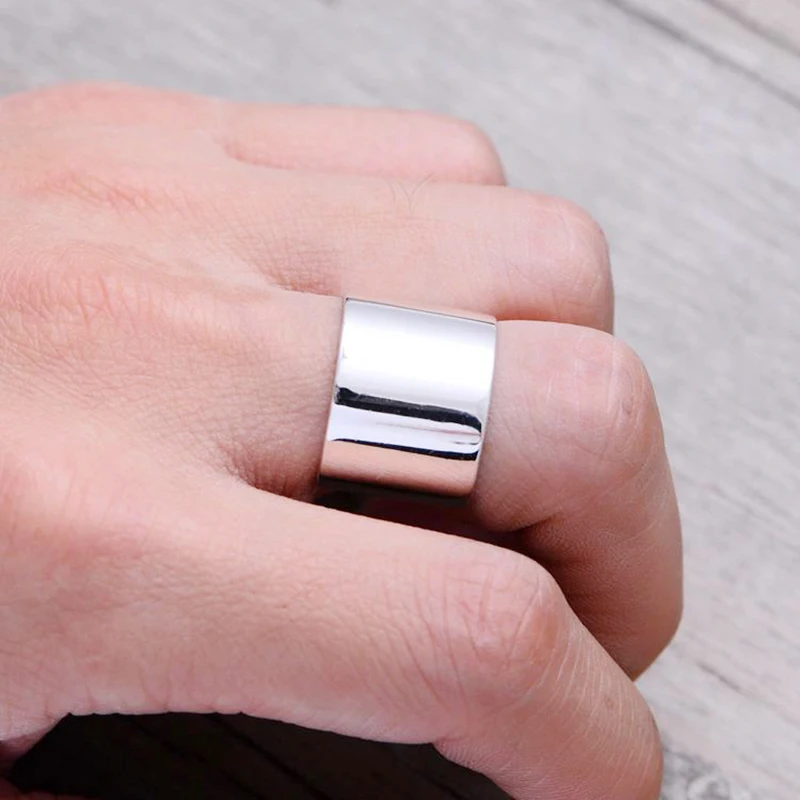 JIANERY Bohemian Vintage Silver Big Smooth Rings For Women Open Finger Rings Girls Christmas Gifts bohemian rings,fashion rings,fashion ring,finger rings,metal rings