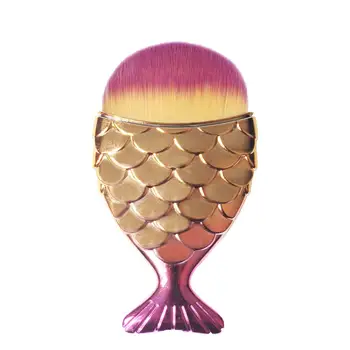 

Fish Tail Nail Brush Gradient Color Cleaning Remove Dust Powder Brush Nail Art Manicure Pedicure Soft Clean Brush for Nail Care