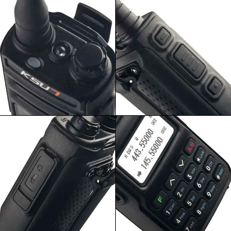 KSUN  Walkie Talkie Dual Band Handheld Two Way Ham