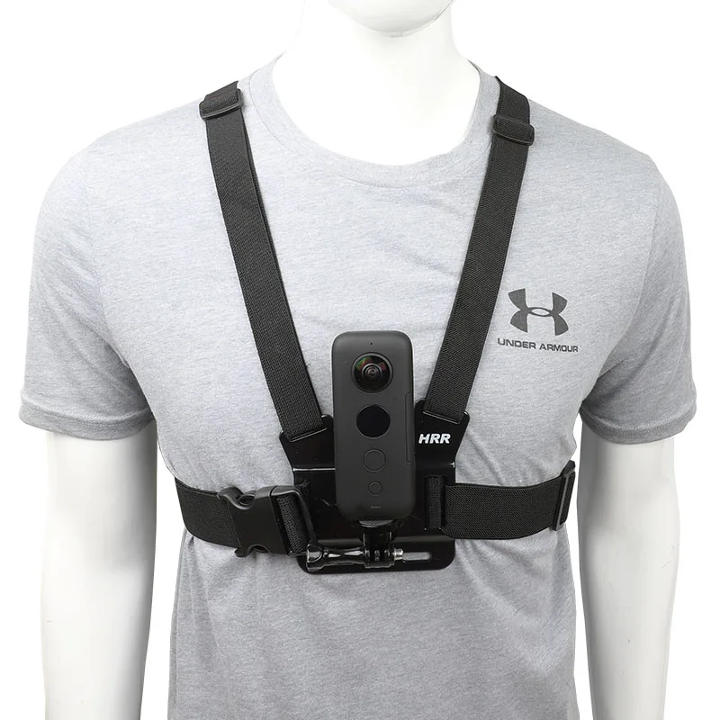 

Chest Mount Harness for Insta360 One X X2 X3 Camera 1/4" Screw Adapter Yi 4K Adjustable Chest Strap Action Camera Accessories