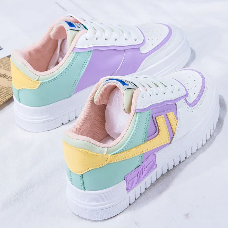

Summer Women Sneakers White Tennis Women Shoes Canvas Slip on Female Row Shoes Platform Flats Casual Ladies Vulcanize Shoes