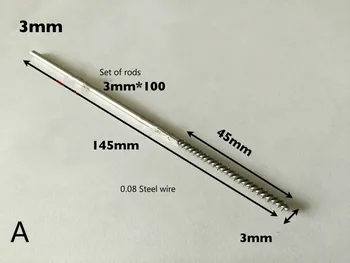 

1 piece stainless steel wire brush pipe long wire brush pipe cleaner wire boiler cleaning brush OD3 / 4.5 / 5.5 / 88.5 / 9mm