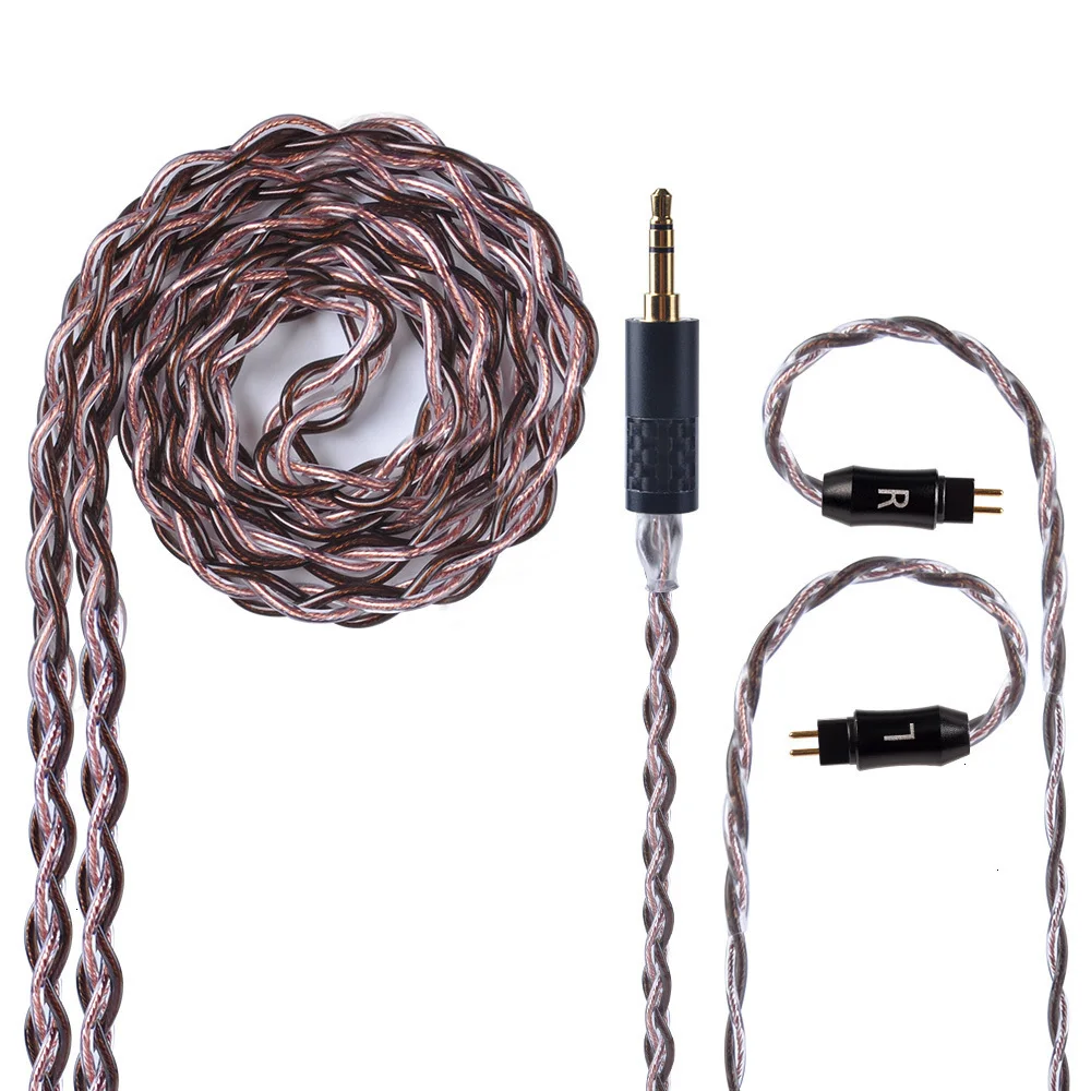 UPOCC NEOTECH 26AWG 7N монокристаллической Медь кабель 2,5/3,5/4,4 мм балансный кабель для наушников с MMCX импорт из Тайваня для HQ8