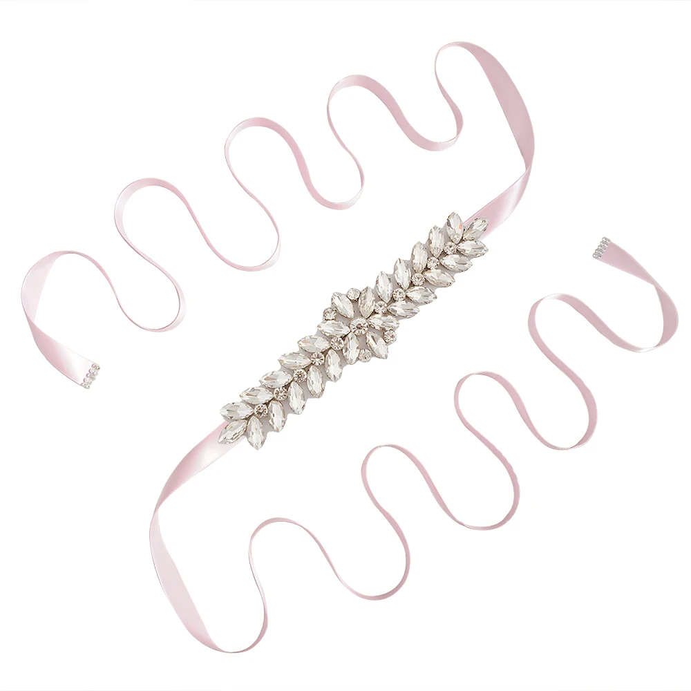 pink S69 свадебные пояса - Цвет: pink