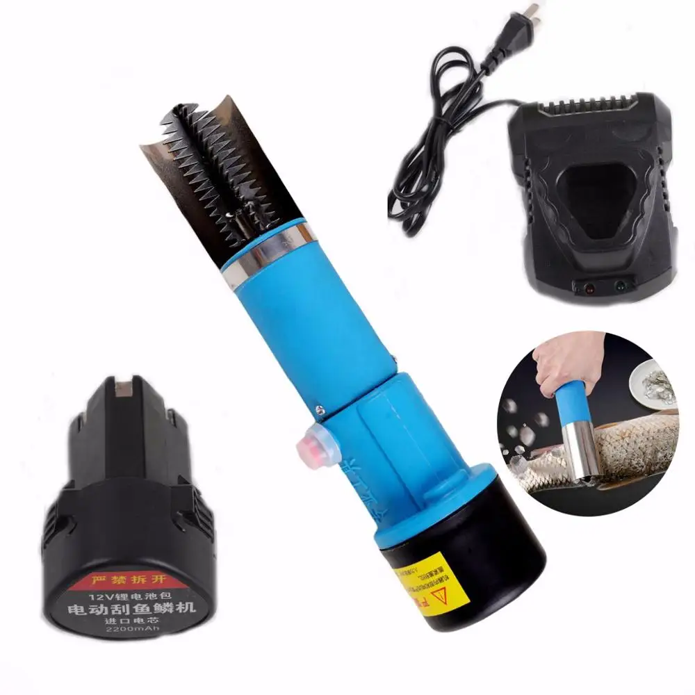 

Electric Fish Scaler Scrapper Skin Remover Knife Fast Cleaner Kitchen Clean Tool