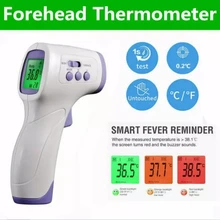 Termômetro infravermelho frontal da febre do lcd de digitas médicas para o bebê & a testa do termometro do adulto não-temperatura do corpo do laser do contato