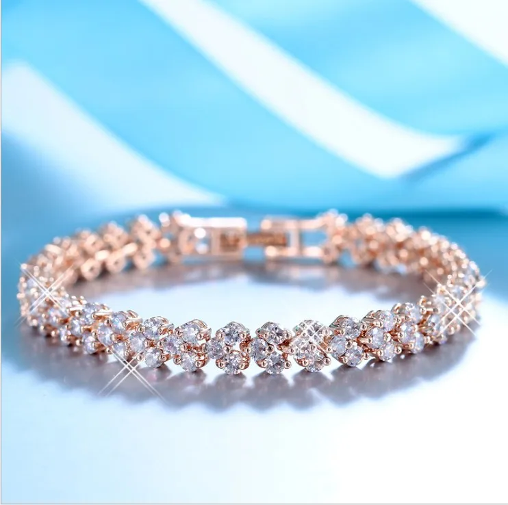Оптовая продажа 2 цвета очаровательные бусины кристаллы от Swarovski браслет для