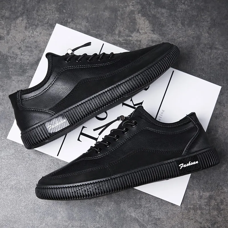 

Skate Shoes Casual Fashion Driving Shoes Leather Shoes Shoes Men's White Shoes Loafers 39-44 Code