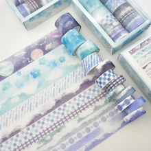 12 Rolls/Set Kawaii Planet Washi Tape Cute Plant Masking Tape Decorative Adhesive Tape DIY Sticker Scrapbooking Diary Stationery
