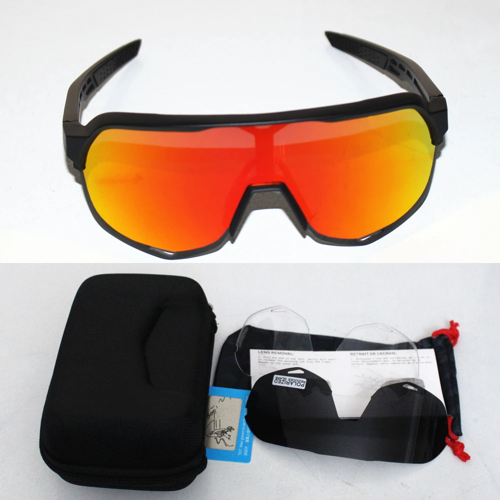 Бренд S2 S3 поляризованные уличные спортивные велосипедные солнцезащитные очки MTB велосипедные очки Питер очки Gafas Ciclismo - Цвет: 5