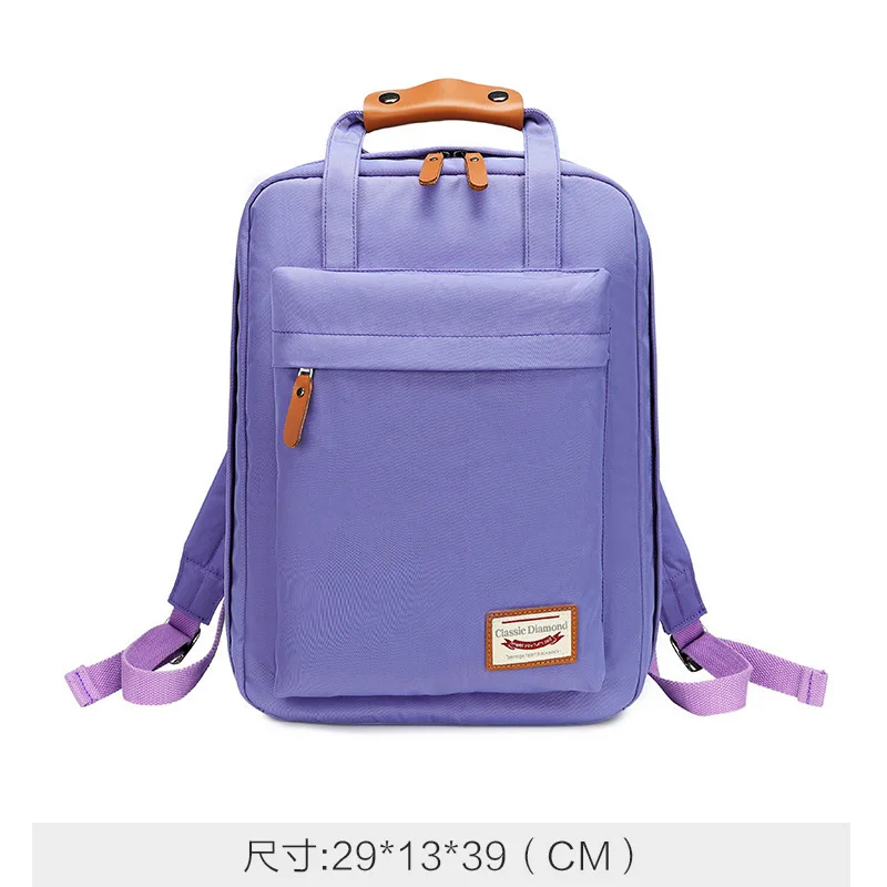 Violet Водонепроницаемый рюкзак для путешествий Mochila Feminina, рюкзак для девочек, женский рюкзак для колледжа, школьная сумка для подростков, рюкзак Sac A Dos - Цвет: Violet