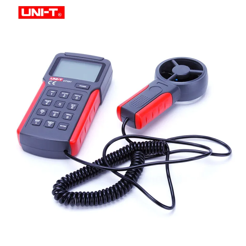 UNI T UT361 Анемометр измеритель скорости ветра цифровой тахометр с ЖК дисплеем и
