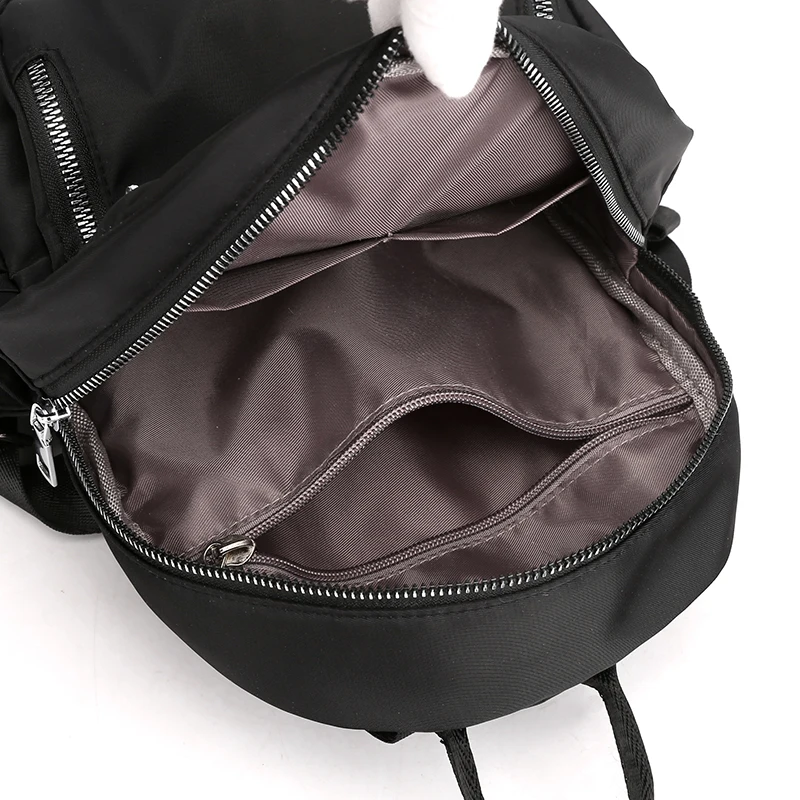 COOAMY Casual Oxford Backpack Women Travel Waterproof Nylon School Bags for Teenage Girls High Quality Fashion Tote Shoulder Bag 4