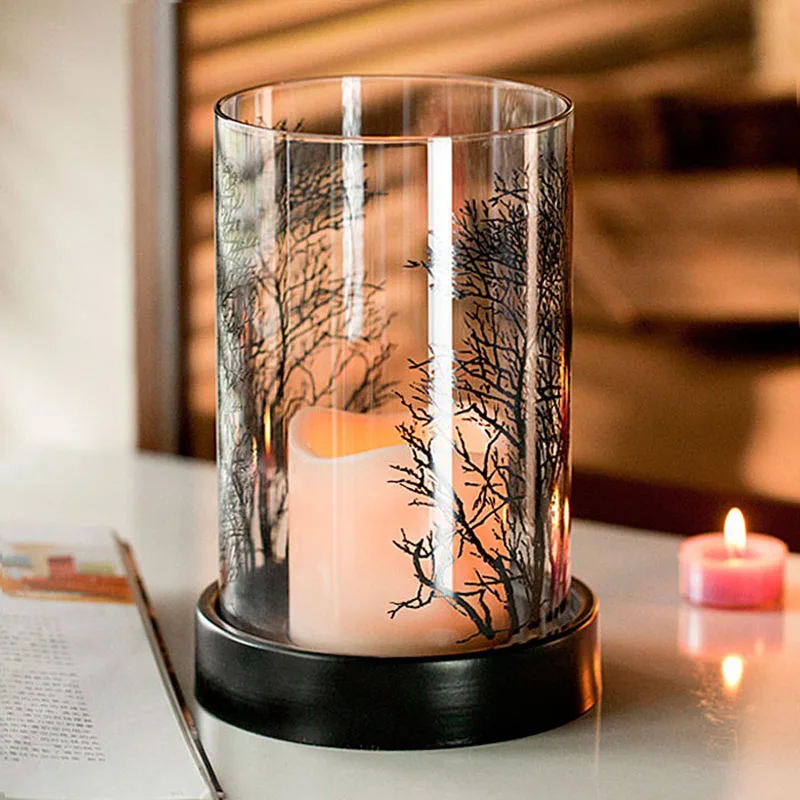 A Candle Holder Центральный подсвечник Photophore держатель для чайной свечи Рождественская батарея огни декоративные управляемые Moro марокканские фонари 50XX35 - Цвет: A Candle Holder