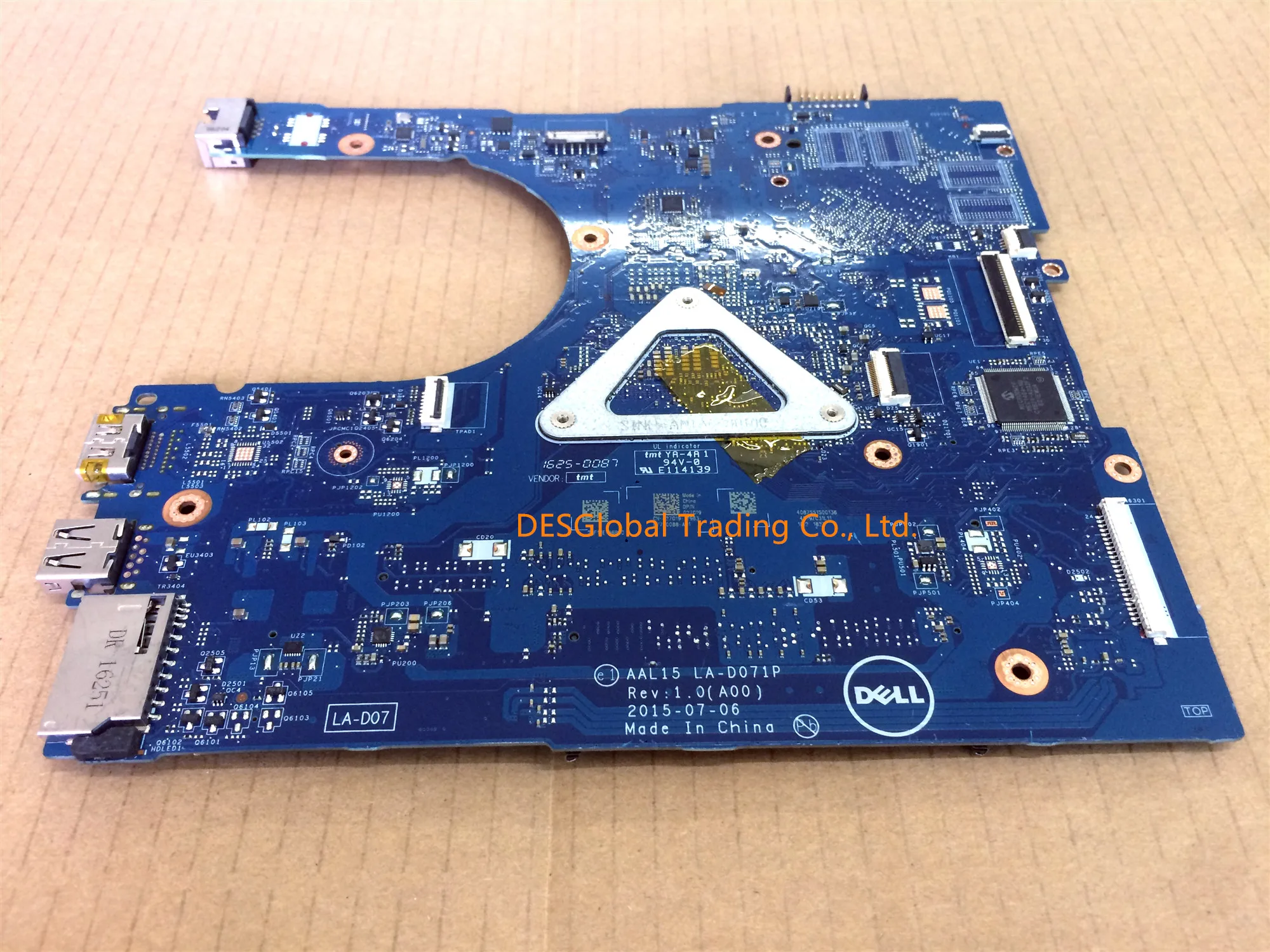 Best  AAL15 LA-D071P For Dell Inspiron 15 5559 5459 5759 Laptop Mainboard Motherboard SR2EU With I3-6100U