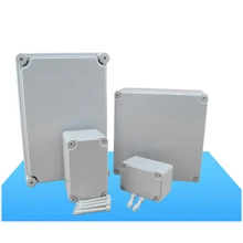 280x190x130 мм большой размер ABS распределительная коробка IP67 наружная водонепроницаемая распределительная коробка Наружная непромокаемая герметичная кнопочная коробка