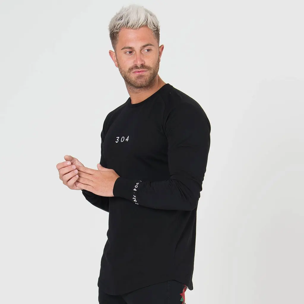 Muscle Kid Brother fitness осенне-зимняя мужская новая стильная модная одежда для фитнеса с длинным рукавом, мужская спортивная одежда для бега и тренировок