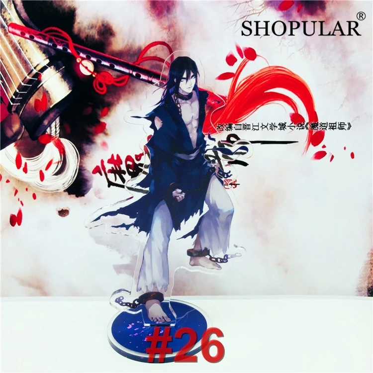 Аниме Modaozushi Grandmaster of Demonic культивирование мультфильм акриловый брелок LWJ WWX Гламурная Модель брелок на цепочку для ключей Подарочный Декор