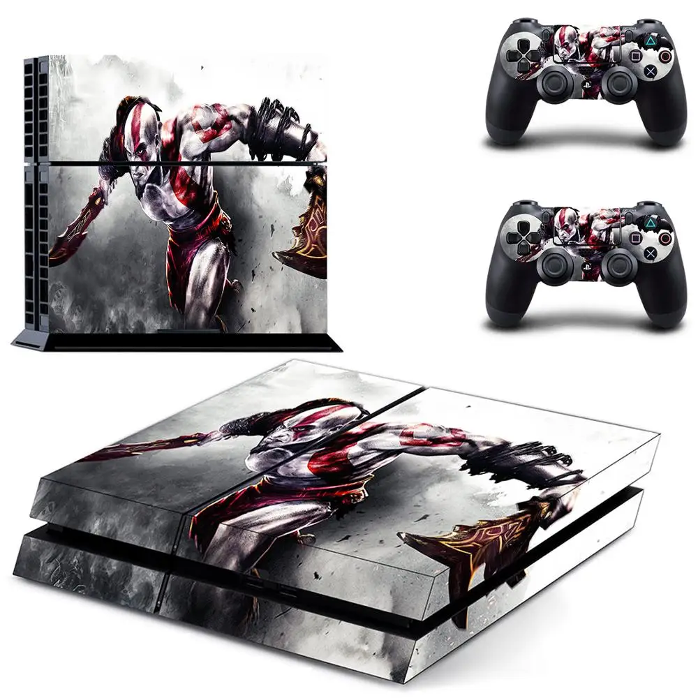 DPTM2012 God of War PS4 Stickers Play station 4 Skin Sticker Decals For DualShock 4 PlayStation 4 PS4 Console and Controller Skins Vinyl - Color: DPTM2012