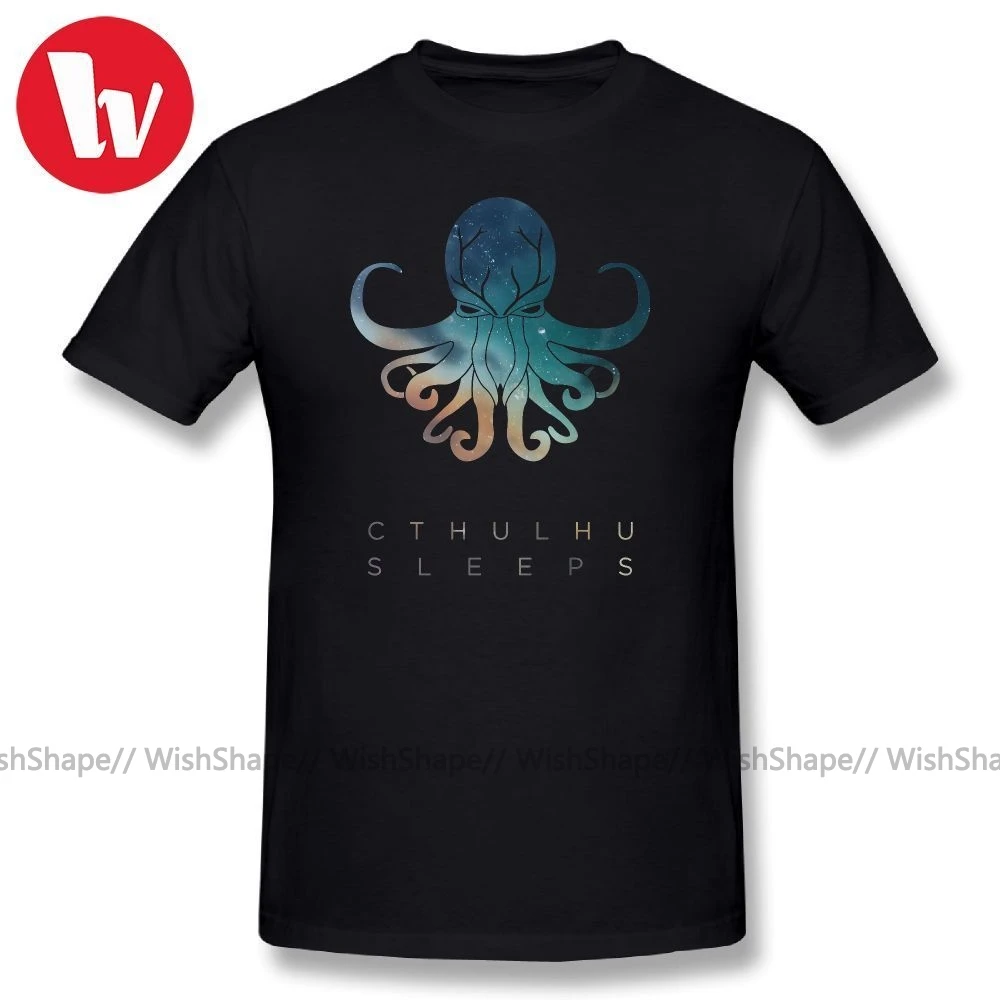 Deadmau5 футболки Cthulhu Sleeps футболка с музыкальным принтом летняя мужская коротким