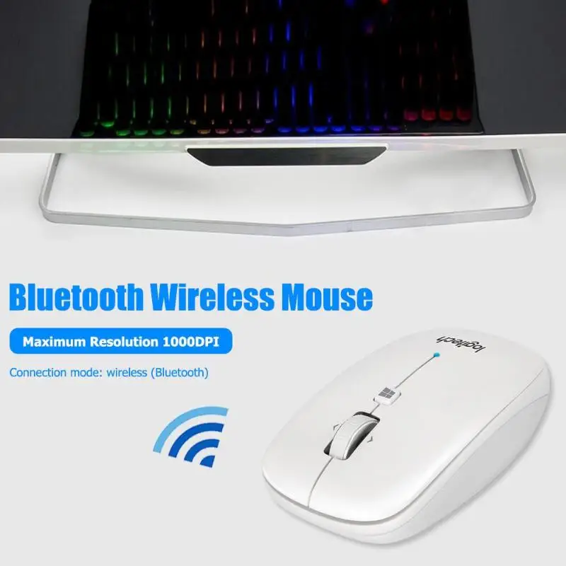 M558 Беспроводная Bluetooth 1000 dpi настольная мышь для ноутбука USB фотоэлектрический симметричный дизайн для ноутбука Настольный Windows/Mac